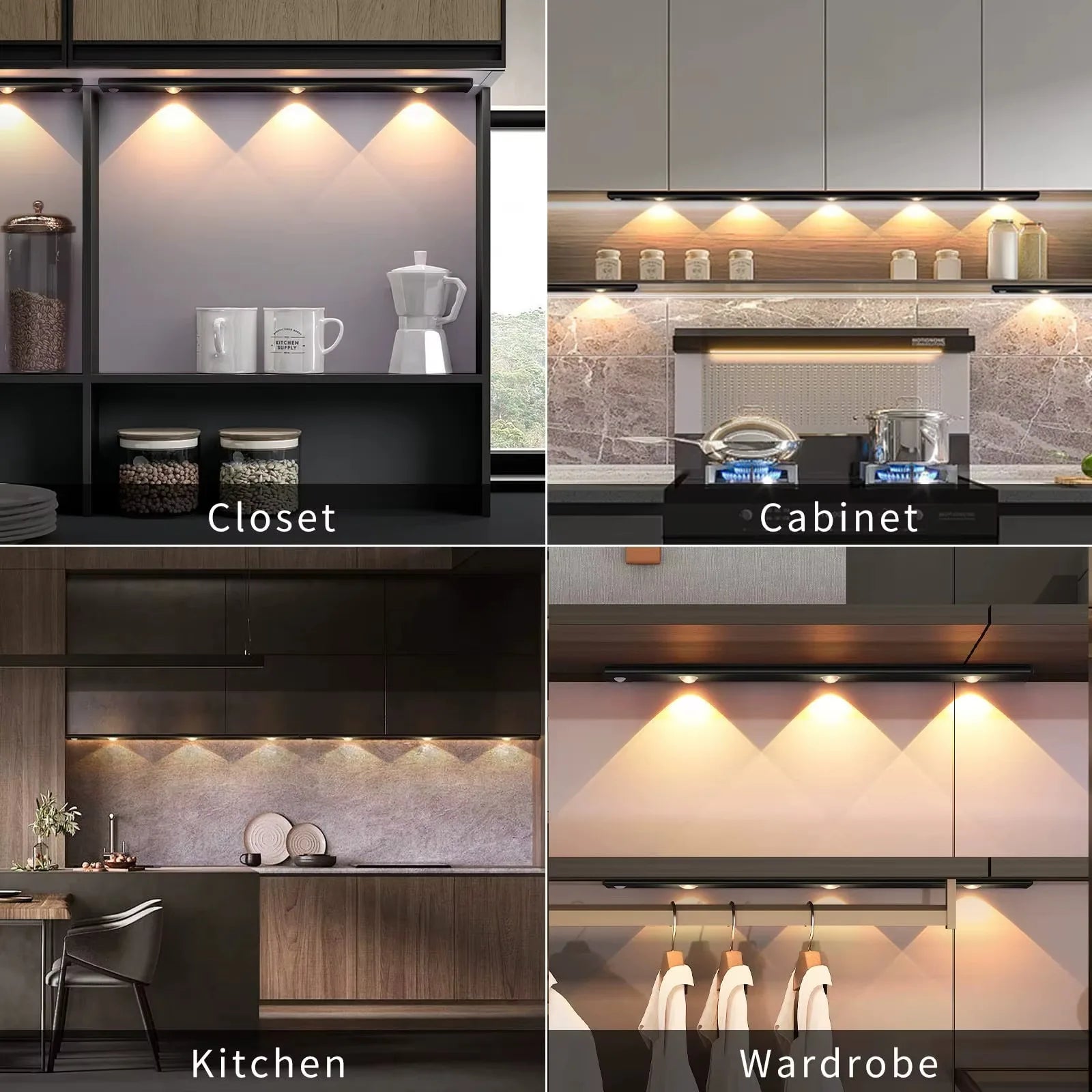 Under-Cabinet LED Light — 3 Color Modes