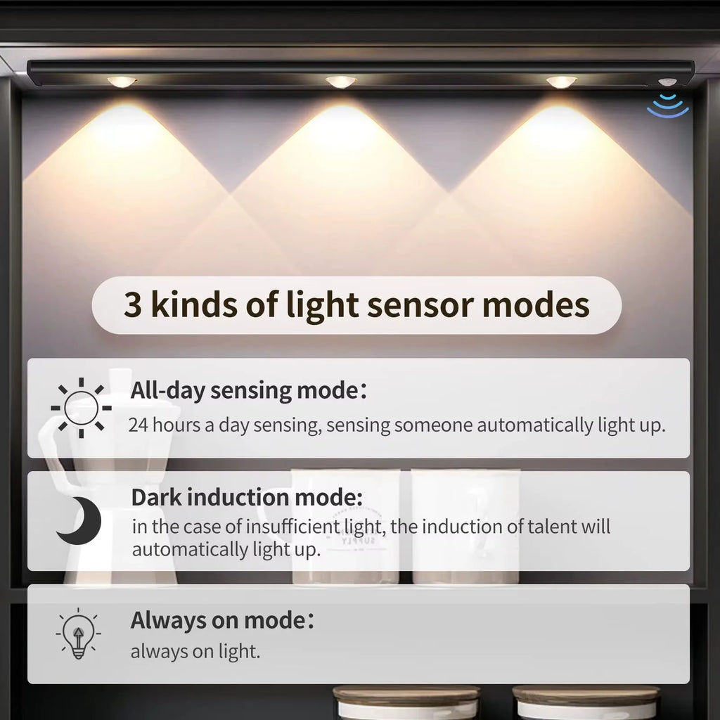 Under-Cabinet LED Light — 3 Color Modes