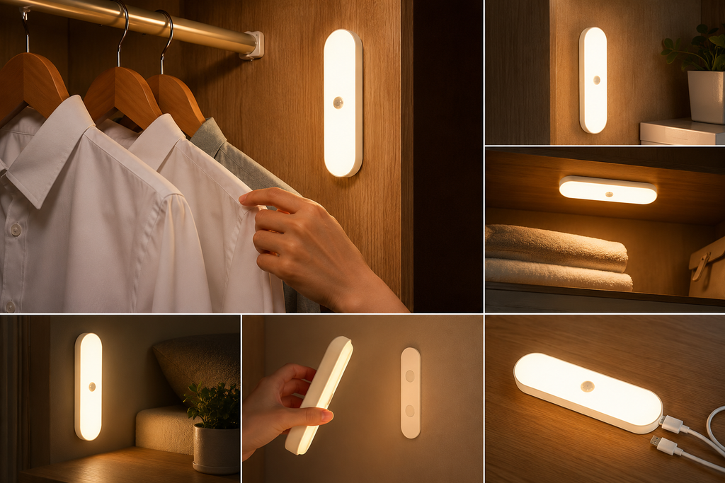 Motion Sensor LED Light — Magnetic &amp; Rechargeable