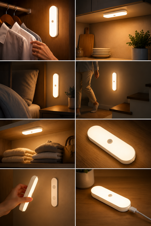 Motion Sensor LED Light — Magnetic &amp; Rechargeable