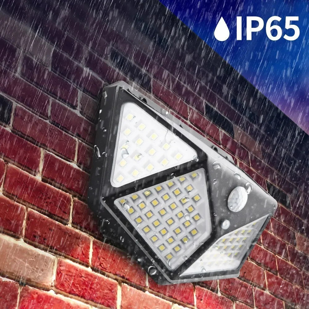 Solar Motion Sensor Spotlight — 100 LED