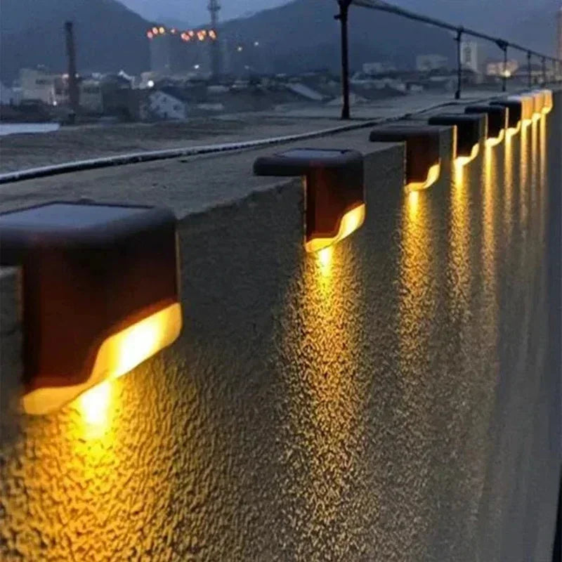 Solar Step Lights — Outdoor LED Stair Light