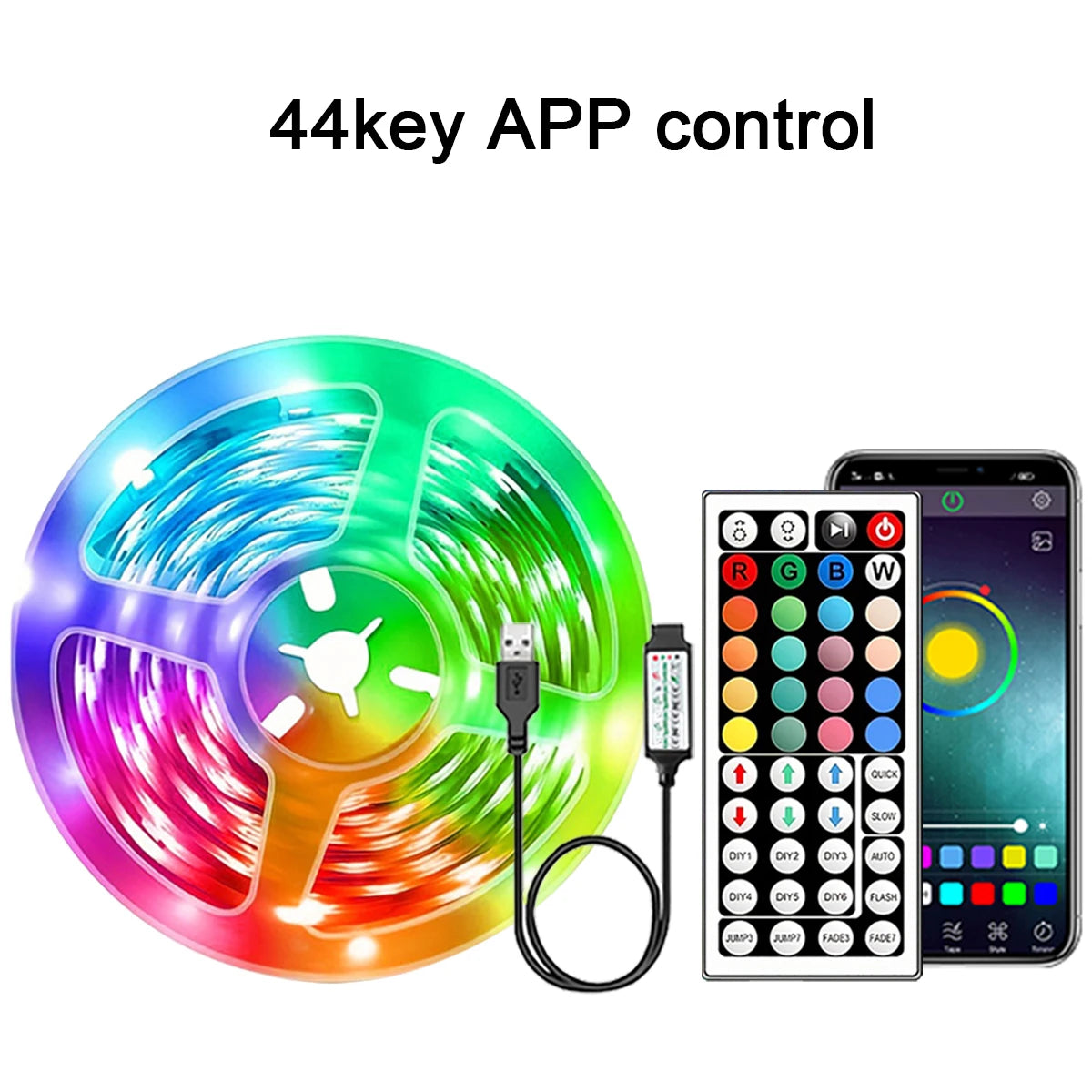 Premium RGB LED Strip Lights – Smart App Control | 5M–30M