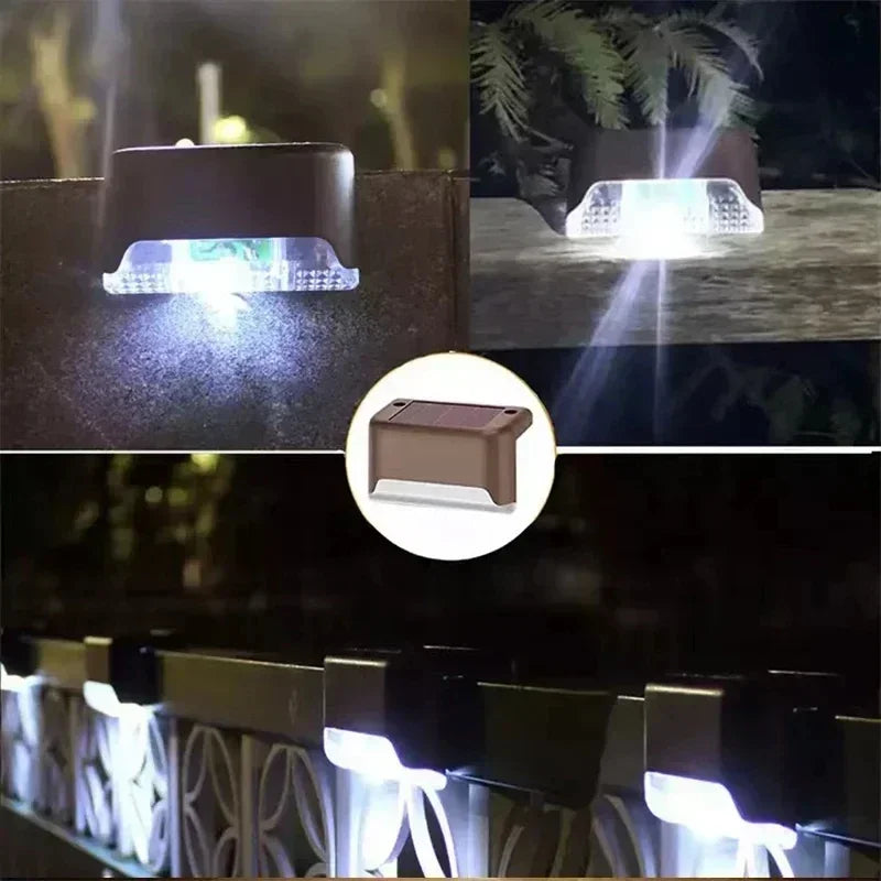 Solar Step Lights — Outdoor LED Stair Light
