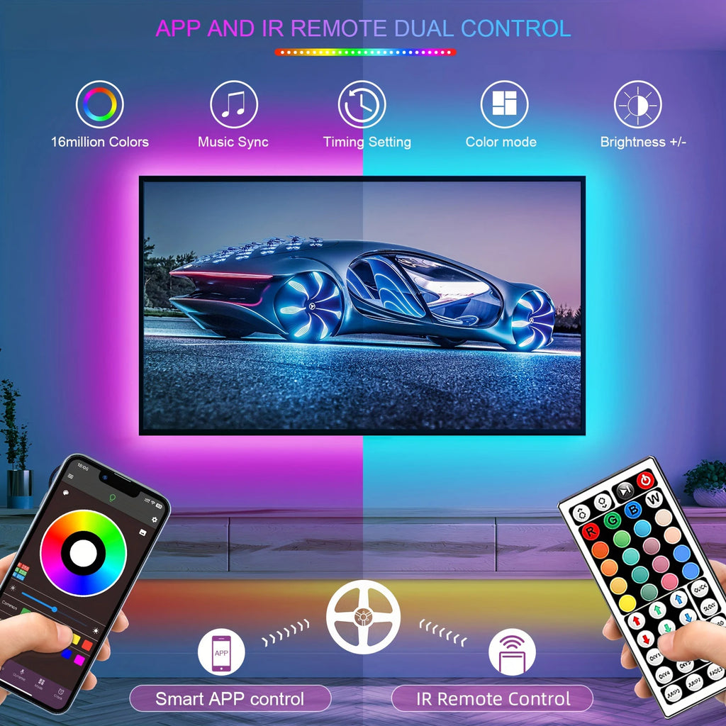 Premium RGB LED Strip Lights – Smart App Control | 5M–30M