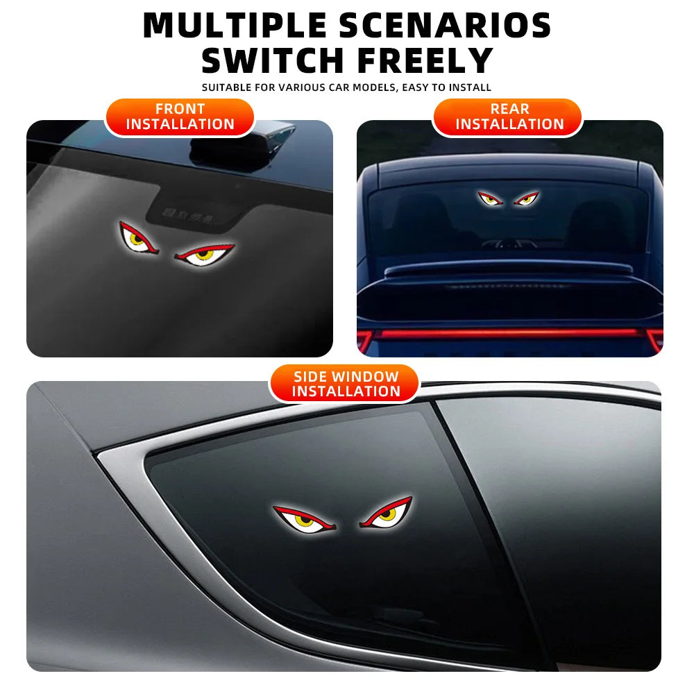 Demon Eye Car LED Light – Wireless RGB Ambient Atmosphere Lamp