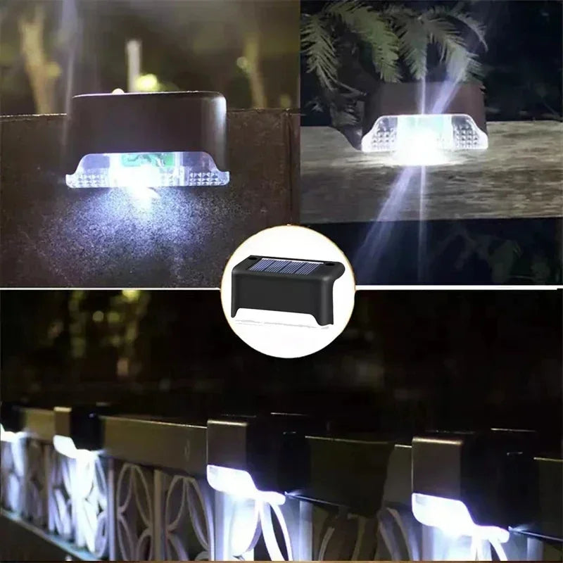 Solar Step Lights — Outdoor LED Stair Light