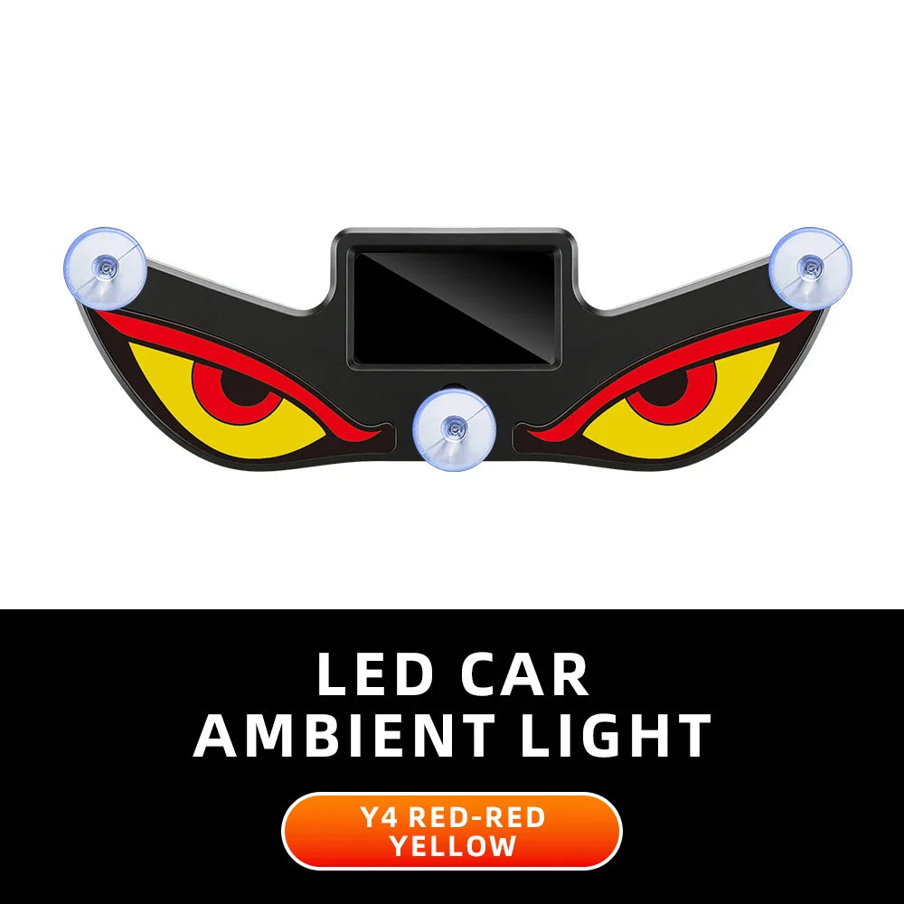 Demon Eye Car LED Light – Wireless RGB Ambient Atmosphere Lamp