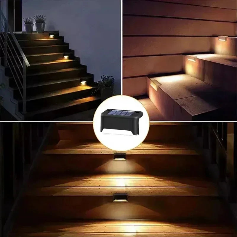 Solar Step Lights — Outdoor LED Stair Light