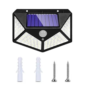 Solar Motion Sensor Spotlight — 100 LED
