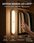 Motion Sensor LED Light — Magnetic &amp; Rechargeable